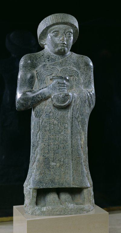 Statue of Prince Gudea, c.2150 BC by Mesopotamian